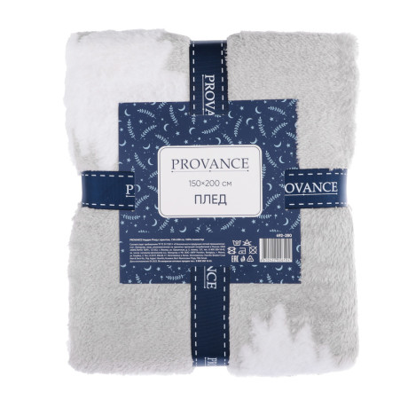 PROVANCE Нордик Плед с принтом, 150х200см, 100% полиэстер