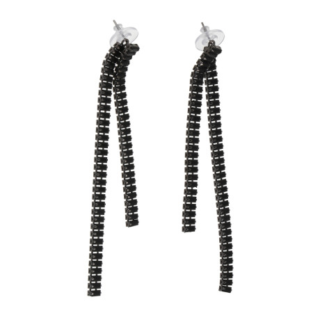 Серьги, медь, цирконий, 2 дизайна, БЖ25-2