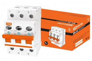 TDM ВН-32 3P выключатель нагрузки  50А (4!) SQ0211-0026