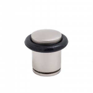 СТАНДАРТ Ограничитель дверной цилиндр 588А-2 SN мат. никель ЕВРОПАКЕТ (400,50)