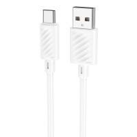 hoco. Кабель для зарядки модель X88, USB-C 2м, цвет: белый