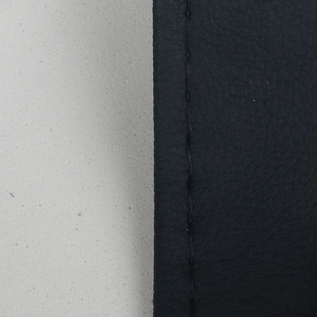 Ермак Оплетка руля, натуральная кожа, черная (игла+нить), прошивка