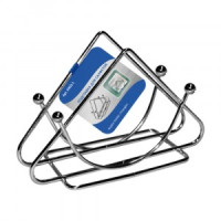 Подставка д/салфеток &quot;Треугольник&quot; (кратность 6шт!!!), сталь/хром проволока AN52-1 Мультидом