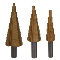 РОКОТ Набор ступенчатых сверл HSS 4-12 мм, 4-20 мм, 4-32