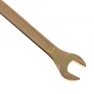 ЕРМАК Ключ рожково-накидной, 13мм, желтый цинк
