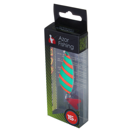 AZOR FISHING Блесна колеблющаяся, 50мм, 15гр