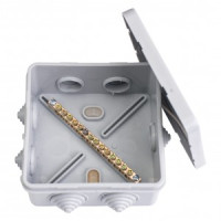 Bylectrica кор. распред. Уравн. потенциалов (шина) 100х100х50мм ОУ IP55, 7 вводов КУП-244