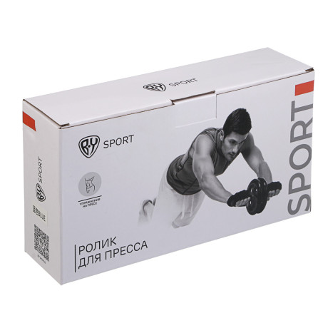 Ролик для пресса тм BY SPORT, 28х16см, металл, ЭВА, 2 цвета