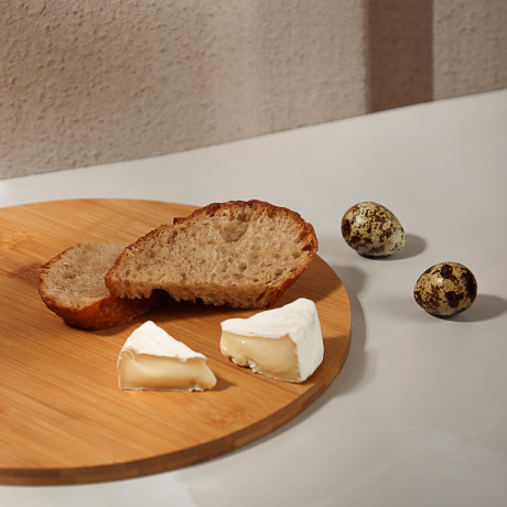 VETTA Гринвуд Доска разделочная бамбук, круглая, 26х0,9см