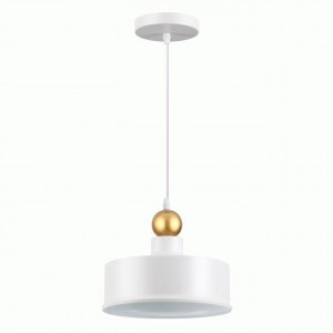 ODEON LIGHT 4090/1 ODL19 229 бел./зол. подвес E27 1*40W BOLLI 250x250