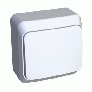 Systeme Electric Этюд выкл. (перекл. проходной) ОУ 1 кл. бел. (пл.осн.) BA10-004B (25!)