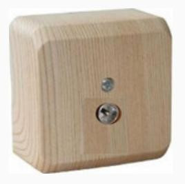 Systeme Electric Этюд роз. TV ОУ 1 мест. сосна (пл.осн., RG6) TVA-002D (25!)