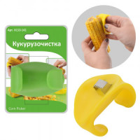 Кукурузочистка 7х4,5см 2 цвета (кратность 3шт!!!) металл/пластик VL53-141 Мультидом