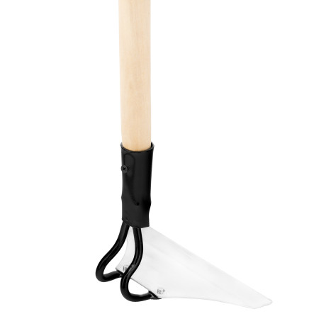 Мотыга, нержавеющая сталь, 220х85х1300 мм, деревянный черенок Сибртех