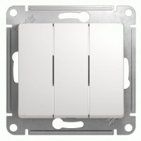 Systeme Electric GLOSSA мех. выкл. СУ 3 кл. бел. (пл.осн.) GSL000131 (20!)