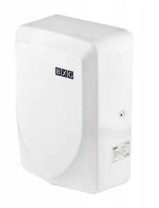 Сушилка для рук электрическая 0,6кВт пластик белый BXG-JET-3100 с UV 1178635