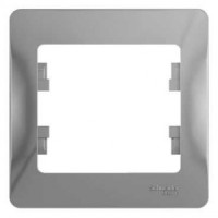 Systeme Electric GLOSSA рамка СУ 1 мест. алюм. GSL000301 (45!)