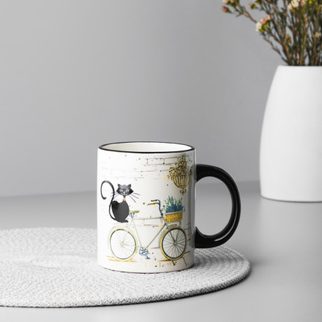 MILLIMI Котейка Кружка, 300мл, керамика