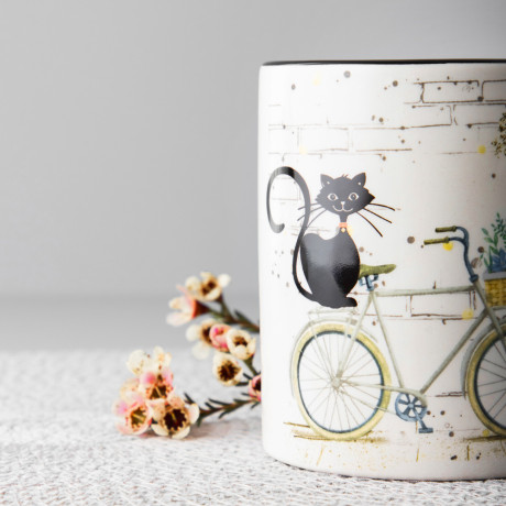 MILLIMI Котейка Кружка, 300мл, керамика