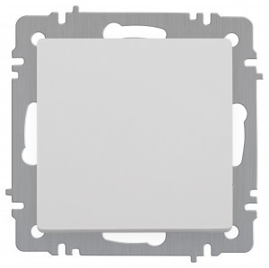 ЭРА Intro Accent мех. выкл. СУ 1 кл. 10А 250В, белый 6-101-01