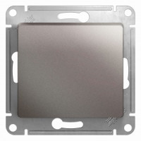 Systeme Electric GLOSSA мех. выкл. СУ 1 кл. платина (пл.осн.) GSL001211 (10!)