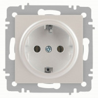 ЭРА Intro Accent мех. роз. СУ 1 мест. (земля), 16А 250В, перламутр 6-202-06