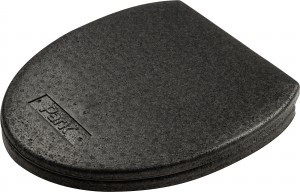 Сиденье д/унитаза Comfort с крышкой, внешн размер 44,1*38,7*8,9см, черное 105235 Park