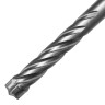 Бур по бетону, цельная крестовая пластина, 8x265 мм, SDS PLUS Denzel