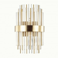 ODEON LIGHT 4639/2W ODL20 423 золотой/металл/стекло Бра G9 2x40W 220V IDA