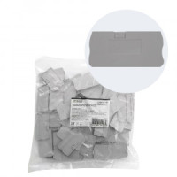 Stekker заглушка торцевая для ЗНИ LD572 4мм2 LD581-1-40(JXB PT4)(уп.100шт,цена за шт)серый49265