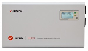ШТИЛЬ стабилизатор инверторный IS3000 настен. 1ф 3000ВА/2500Вт Uвх 90-310В, Uвых.рег 220-230В IS3000