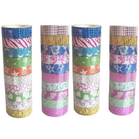 Скотч канцелярский декоративный "Рисунок" 10шт NK-231 (200)