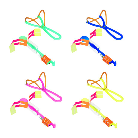 ИГРОЛЕНД Стрелялка крутящаяся, свет, пластик, 3хAG3, 15см, 4 цвета