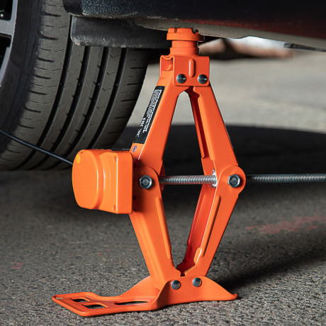 ЕРМАК Домкрат электрический 3 т, 12В, 120-420 мм, 100 Вт, в кейсе, х/б перчатки с ПВХ