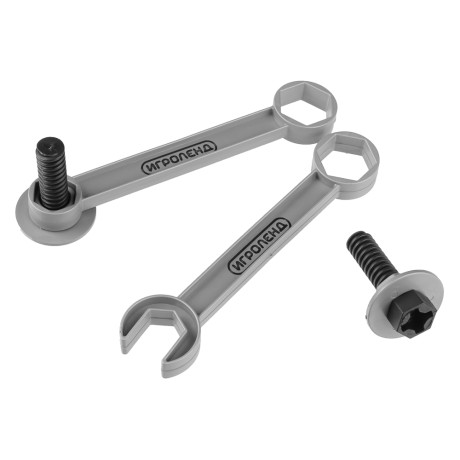 ИГРОЛЕНД Набор инструментов ключи и гайки, PP, 10х20х2 см