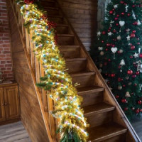 Feron Гирлянда-нить Мини Дюралайт 260LED 15м мультиколор с контроллером IP20 прозр. шнур CL587 51462