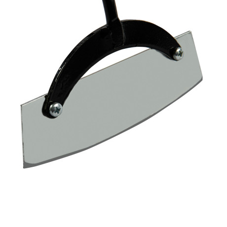 Мотыга стальная, 170 х 60 х 1300 мм, деревянный черенок, Сибртех