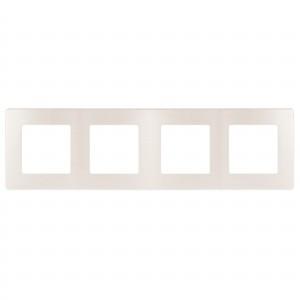 ЭРА 12 рамка СУ 4 мест. САТИН, перламутр 12-5104-15 9110