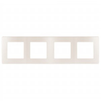 ЭРА 12 рамка СУ 4 мест. САТИН, перламутр 12-5104-15 9110