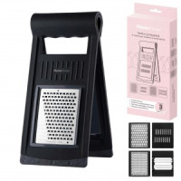 Терка складная 4 сменные насадки, пластик, нерж сталь Фолд 75848 Master House