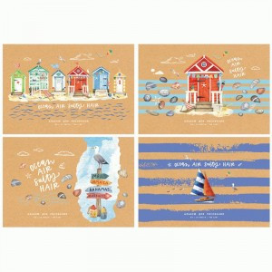 Альбом для рисования 24л., А4, на скрепке BG "Морской бриз" Арт.339414