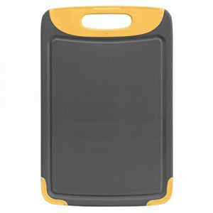 Доска разделочная "SOLID" 290х190мм, пластик серый 434289111 Бытпласт