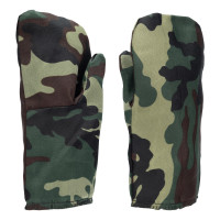 Рукавицы зимние, защита от пониж температур и мех воздействий, утеплитель ватин, камуфляж Сибртех