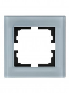 Lezard VESNA рамка акрил СУ 1 мест., гориз., серо-голубая 742-7080-146