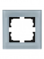 Lezard VESNA рамка акрил СУ 1 мест., гориз., серо-голубая 742-7080-146