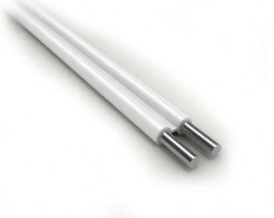 Провод ПТПЖ 2х1,2 (ГОСТ) (КабельЭлектроСвязь) провод связи стальной оцинков,изоляция ПЭ