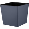 Горшок КУБ 11,6л 250х250мм Вулкан серый х6