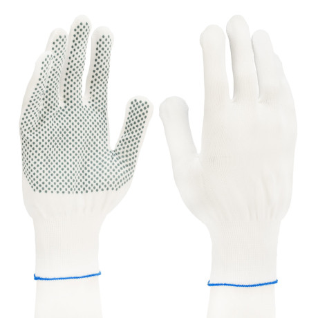 Перчатки в наборе, 3 пары, цвета в ассортименте, ПВХ точка, XL, Palisad