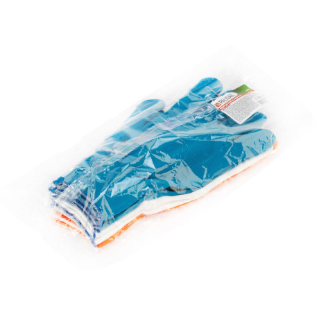 Перчатки в наборе, 3 пары, цвета в ассортименте, ПВХ точка, XL, Palisad