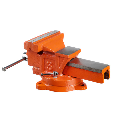 ЕРМАК Тиски слесарные с поворотным механизмом 125мм